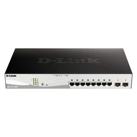 "D-Link 10-Port Gigabit PoE Smart Switch - High Performance & Reliable Networking (DGS-1210-10MP)"